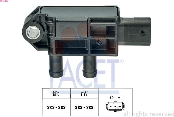 FACET 10.3407 - Air Pressure Sensor, height adaptation car-mod.net