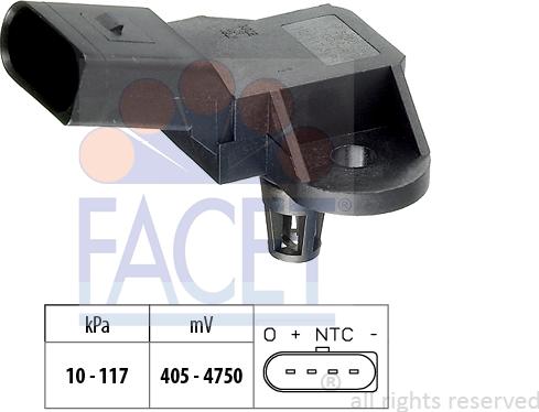 FACET 10.3090 - Air Pressure Sensor, height adaptation car-mod.net