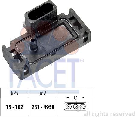 FACET 10.3001 - Air Pressure Sensor, height adaptation car-mod.net