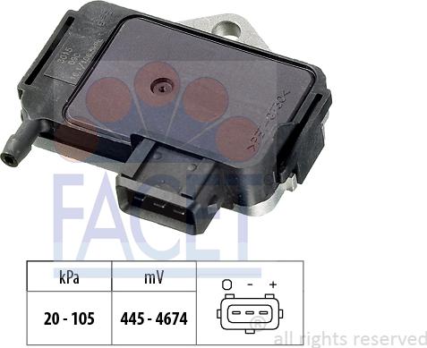 FACET 10.3015 - Air Pressure Sensor, height adaptation car-mod.net