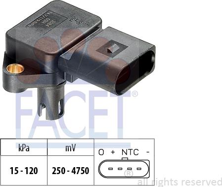 FACET 10.3084 - Air Pressure Sensor, height adaptation car-mod.net