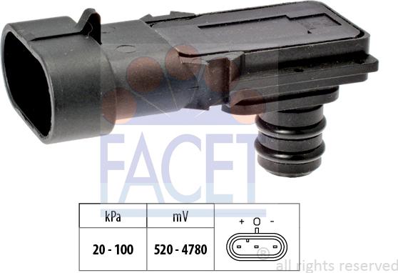 FACET 10.3023 - Air Pressure Sensor, height adaptation car-mod.net