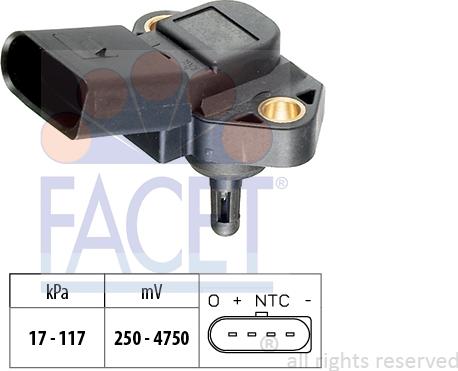 FACET 10.3071 - Air Pressure Sensor, height adaptation car-mod.net