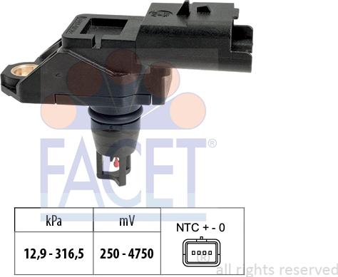 FACET 10.3261 - Air Pressure Sensor, height adaptation car-mod.net