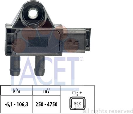 FACET 10.3271 - Exhaust pressure Sensor car-mod.net