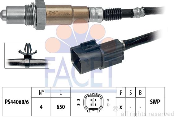 FACET 10.7542 - Oxygen, Lambda Sensor car-mod.net