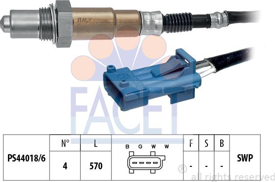 FACET 10.7588 - Oxygen, Lambda Sensor car-mod.net