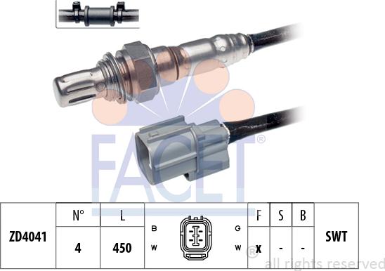 FACET 10.7654 - Oxygen, Lambda Sensor car-mod.net
