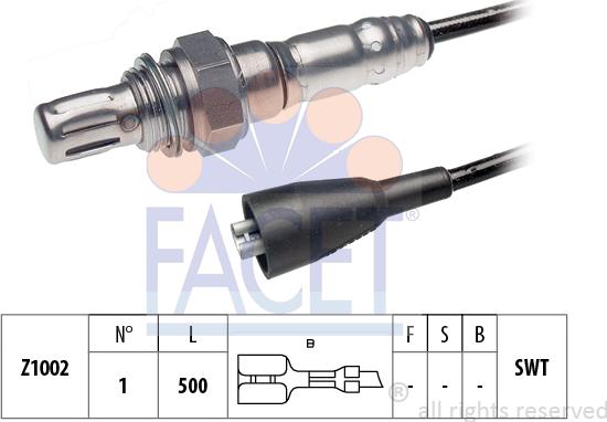 FACET 10.7047 - Oxygen, Lambda Sensor car-mod.net