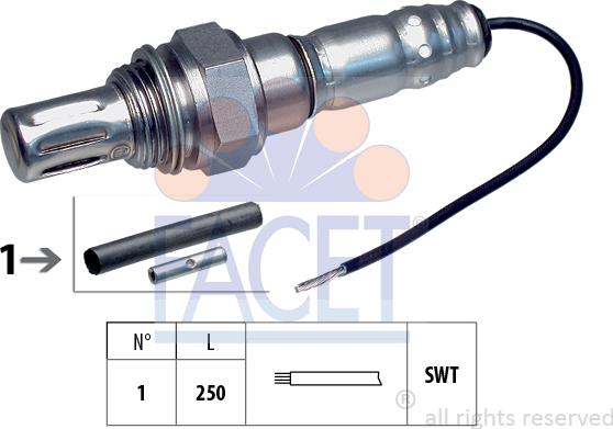 FACET 10.7001 - Oxygen, Lambda Sensor car-mod.net