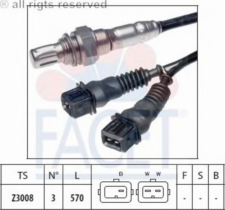FACET 107079 - Oxygen, Lambda Sensor car-mod.net