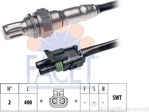 FACET 10.7074 - Oxygen, Lambda Sensor car-mod.net