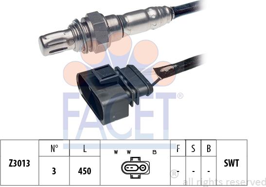 FACET 10.7300 - Oxygen, Lambda Sensor car-mod.net