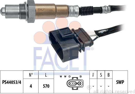 FACET 10.7301 - Oxygen, Lambda Sensor car-mod.net