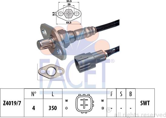 FACET 10.7370 - Oxygen, Lambda Sensor car-mod.net