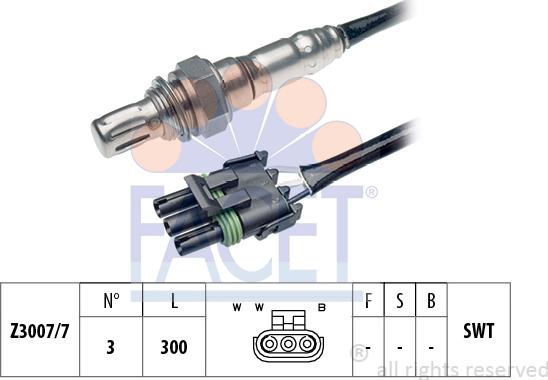 FACET 10.7264 - Oxygen, Lambda Sensor car-mod.net