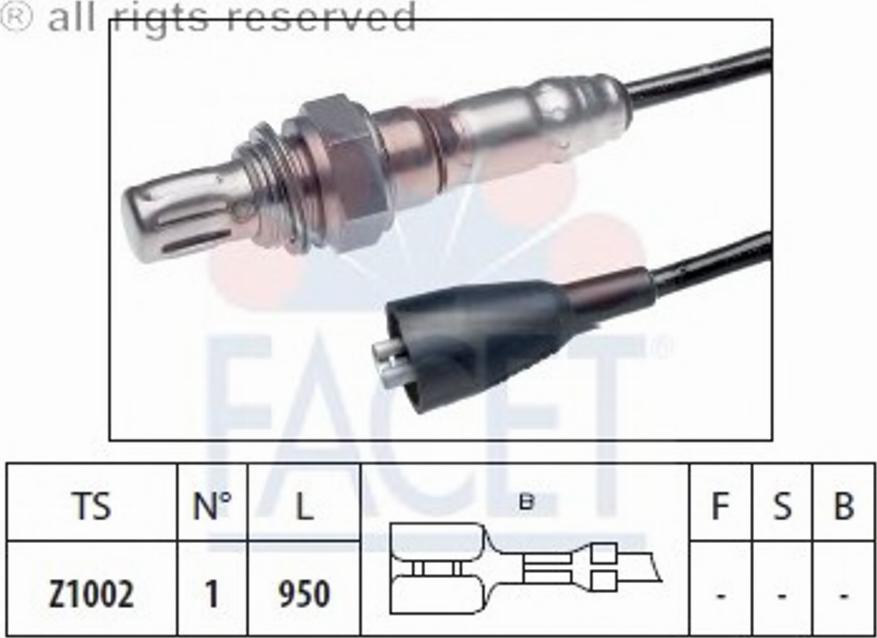 FACET 10.7723 - Oxygen, Lambda Sensor car-mod.net