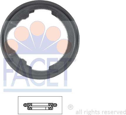 FACET 7.9548 - Gasket, thermostat car-mod.net