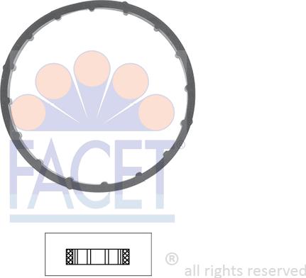 FACET 7.9555 - Gasket, thermostat car-mod.net