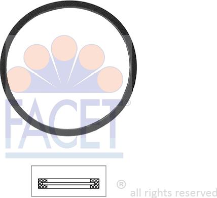 FACET 7.9528 - Gasket, thermostat car-mod.net