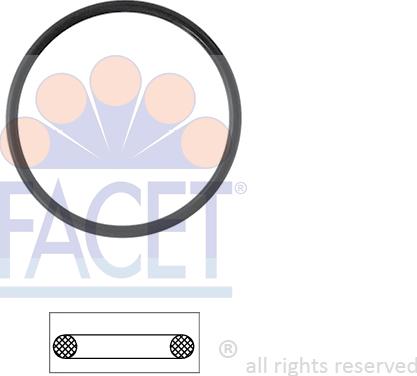 FACET 7.9687 - Gasket, thermostat car-mod.net