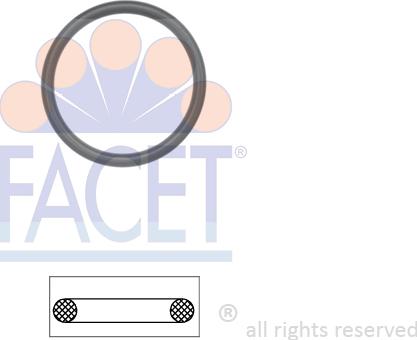 FACET 7.9660 - Gasket, thermostat car-mod.net