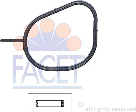 FACET 7.9697 - Gasket, thermostat car-mod.net