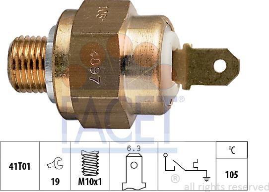 FACET 7.4097 - Coolant temperature Sensor car-mod.net