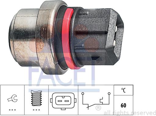 FACET 7.4075 - Coolant temperature Sensor car-mod.net