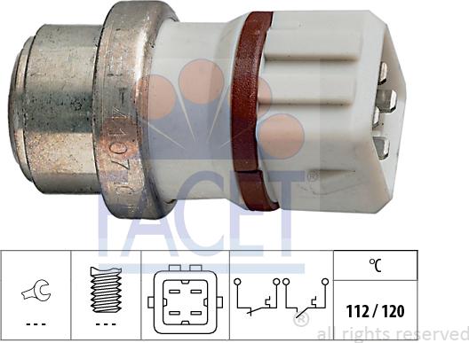 FACET 7.4107 - Coolant temperature Sensor car-mod.net