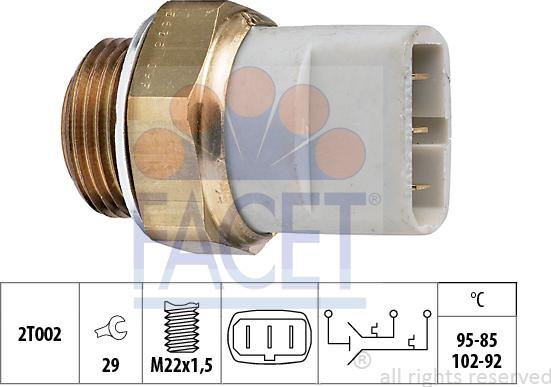 FACET 7.5635 - Temperature Switch, radiator / air conditioner fan car-mod.net