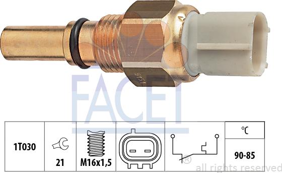 FACET 7.5151 - Temperature Switch, radiator / air conditioner fan car-mod.net