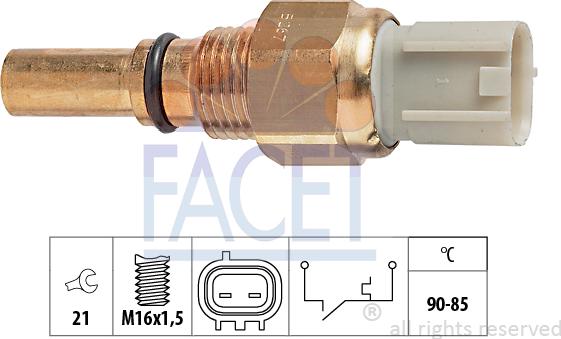 FACET 7.5267 - Temperature Switch, radiator / air conditioner fan car-mod.net