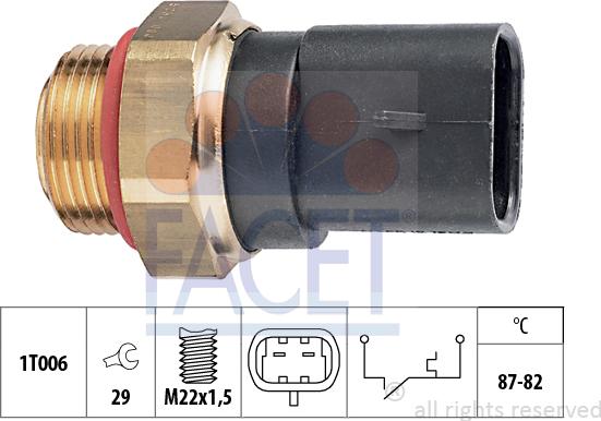 FACET 7.5230 - Temperature Switch, radiator / air conditioner fan car-mod.net