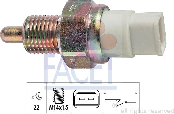 FACET 7.6042 - Reverse light Switch car-mod.net