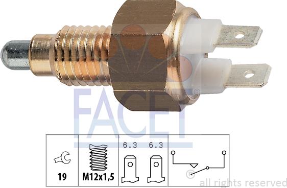 FACET 7.6009 - Reverse light Switch car-mod.net