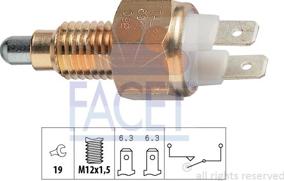FACET 7.6011 - Reverse light Switch car-mod.net