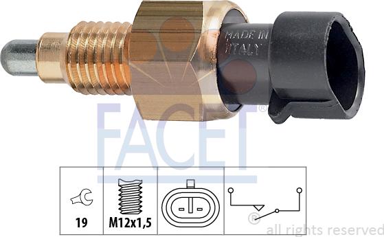 FACET 7.6073 - Reverse light Switch car-mod.net
