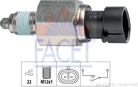 FACET 7.6196 - Reverse light Switch car-mod.net