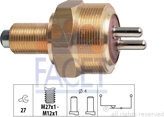 FACET 7.6100 - Reverse light Switch car-mod.net