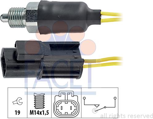 FACET 7.6115 - Reverse light Switch car-mod.net