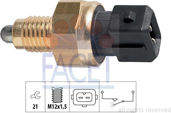 FACET 7.6131 - Reverse light Switch car-mod.net