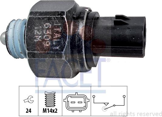 FACET 7.6309 - Reverse light Switch car-mod.net