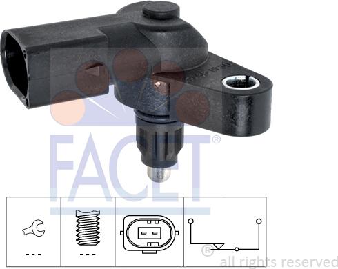 FACET 7.6339 - Reverse light Switch car-mod.net