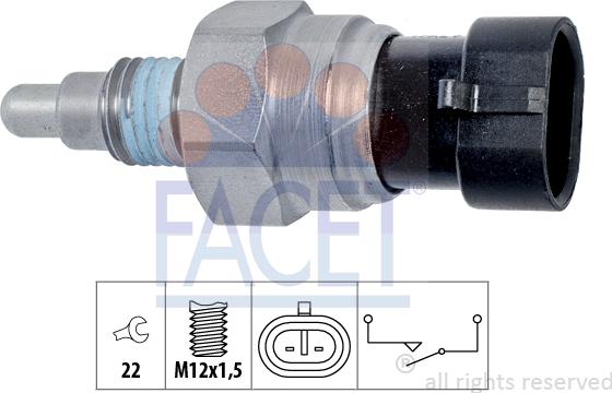 FACET 7.6323 - Reverse light Switch car-mod.net