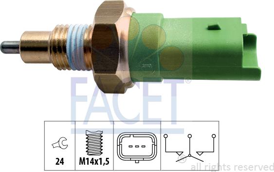 FACET 7.6245 - Reverse light Switch car-mod.net