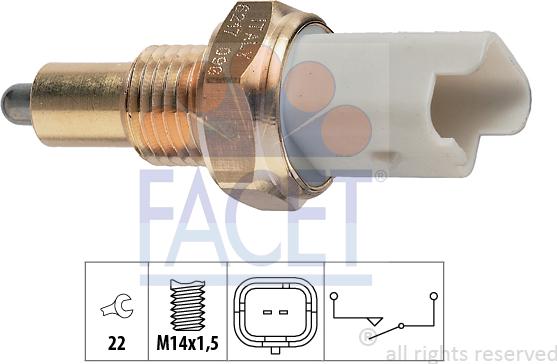 FACET 7.6217 - Reverse light Switch car-mod.net