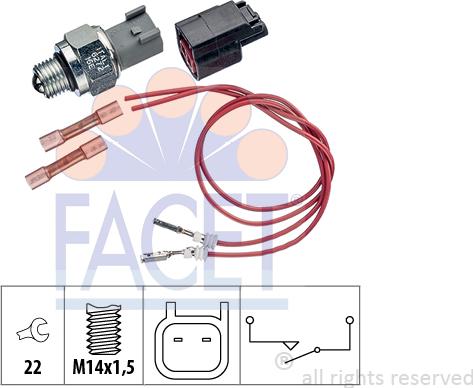 FACET 7.6274K - Reverse light Switch car-mod.net