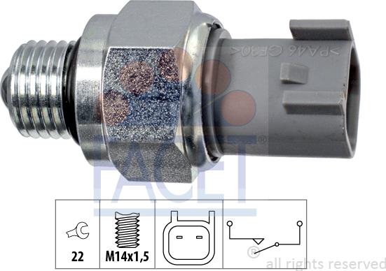 FACET 7.6272 - Reverse light Switch car-mod.net