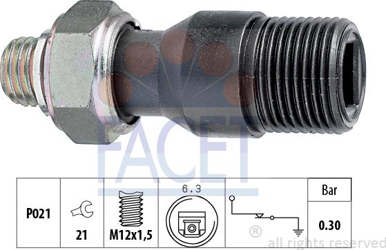 FACET 7.0103 - Sender Unit, oil pressure car-mod.net